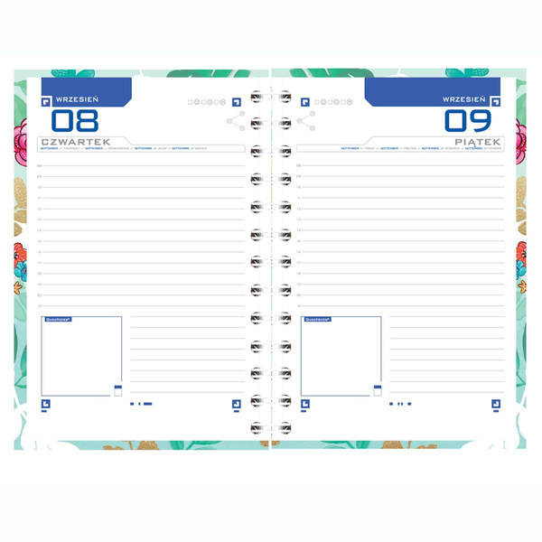 Kalendarz Oxford Jungle 12x18cm 2025/2026