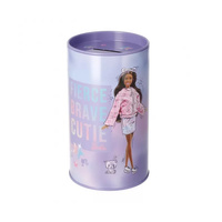 Skarbonka metalowa okrągła Barbie