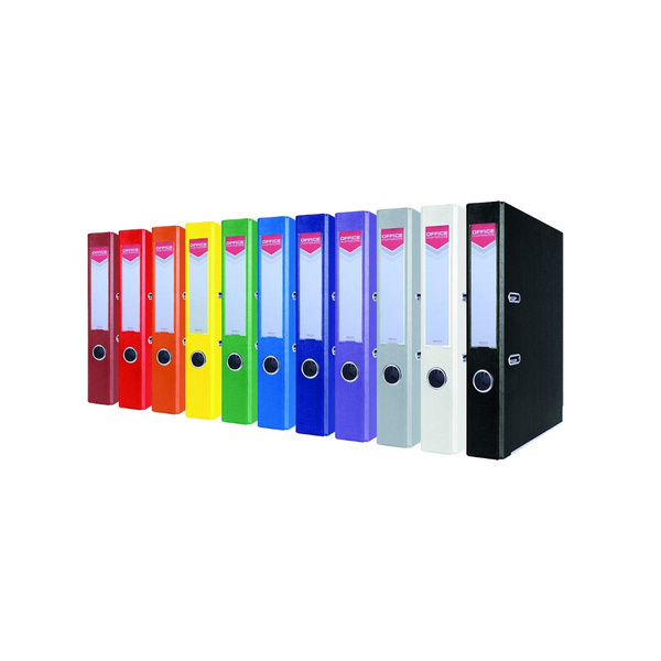 Segregator A4 wąski 55mm z szyną Office Products Officer zielony