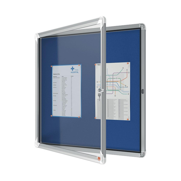 Gablota filcowa wewnętrzna Nobo Premium Plus 709x668mm niebieski