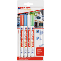 Marker kredowy e-4085 Edding 4 kolory