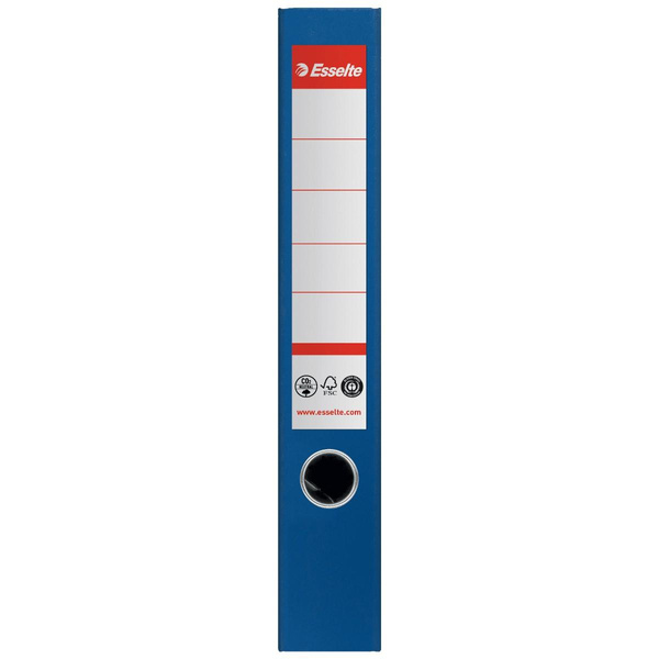 Segregator A4 wąski 50mm Esselte No.1 neutralny pod względem emisji CO2 niebieski