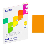 Etykiety samoprzylepne Grand 065 A4 pomarańczowe