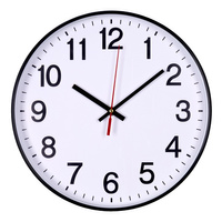 Zegar ścienny Office Products 34cm czarny