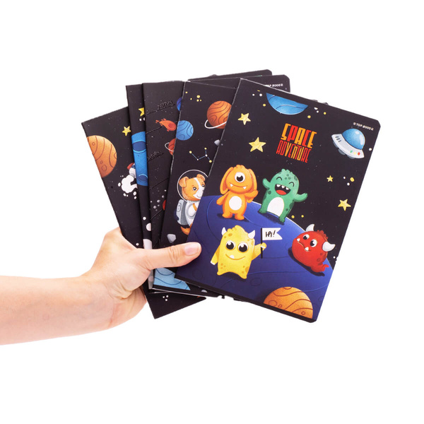 Zeszyt A5 16 kartek linia podwójna kolorowa Top 2000 Space Adventure