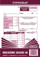 Rozliczenie zaliczki A6