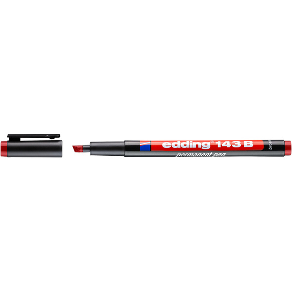 Foliopis Edding OHP - rozmiar B 1-3 mm końcówka ścięta czerwony