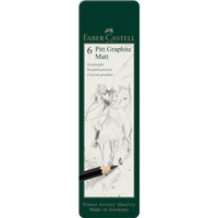 Ołówek artystyczny Faber Castell Pitt Graphite Matt 6 sztuk