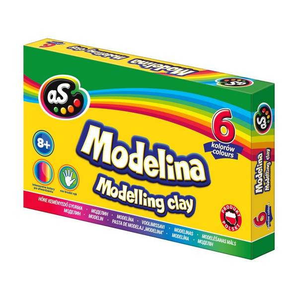 Modelina As 6 kolorów