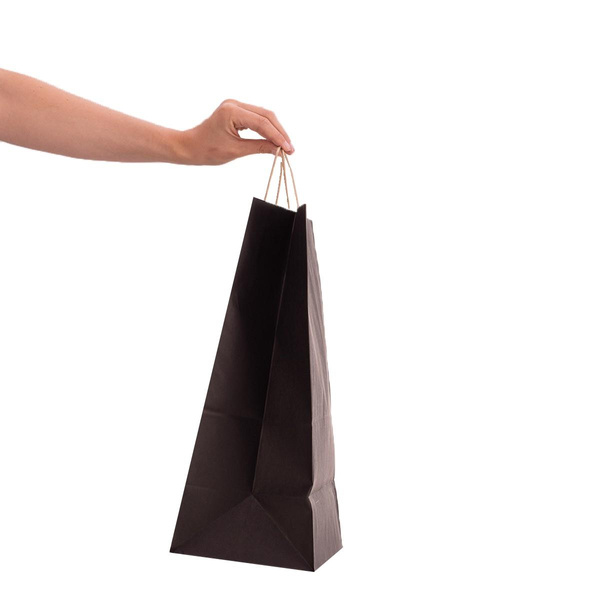 Torba papierowa ekologiczna 305x170x425 mm czarna