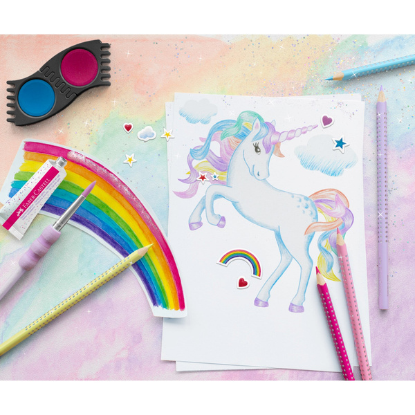 Zestaw Unicorn Grip Faber Castell display 33 elementy