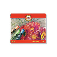 Pastele suche Koh-i-noor Toison D or 6 kolorów