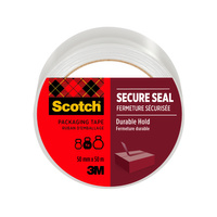 Taśma pakowa Scotch Secure Seal 50mm x 50m transparentna