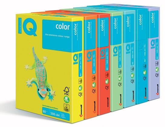 Papier ksero kolorowy A4 80g niebieski IQ Color