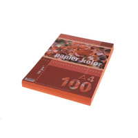 Papier ksero Kreska A4 160g pomarańczowy