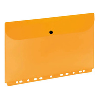 Teczka kopertowa na zatrzask Grand A4 wpinana do segregatora pomarańczowy