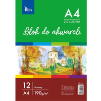 Blok do akwareli A4 190g Tetis