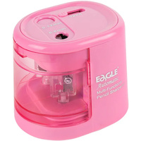 Temperówka na baterie dwuotworowa Eagle EG-5161USB różowy