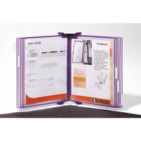 Naścienny system prezentacyjny Djois x Tarifold A4 Candy Line + 10 paneli prezentacyjnych mix