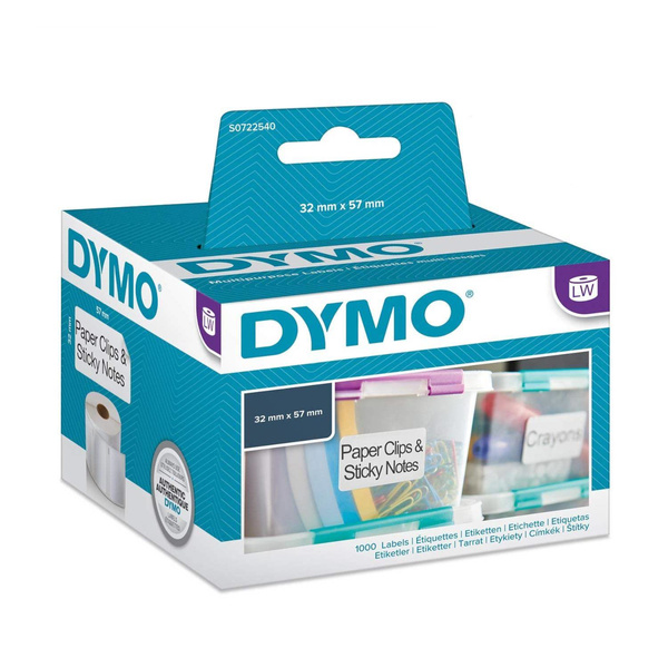 Etykiety Dymo LabelWriter papierowe białe 57x32mm usuwalne