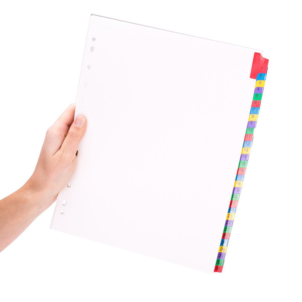 Przekładki do segregatora A4 Maxi Mylar 1-31 Esselte