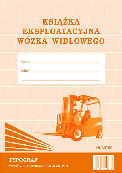 Książka eksploatacyjna wózka widłowego A4