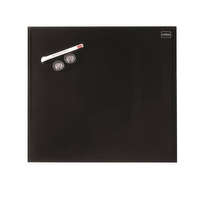 Tablica magnetyczna szklana 45x45 cm Diamond Nobo czarny