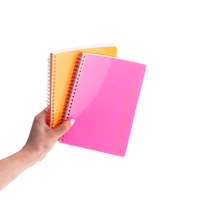 Kołozeszyt A5 80 kartek krata Astrapap Fluo