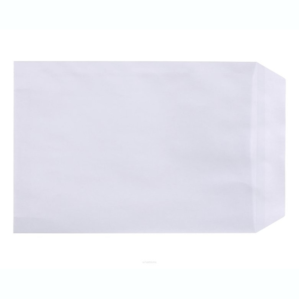 Koperty B4 (250x353 mm) białe HK z paskiem - 50 sztuk