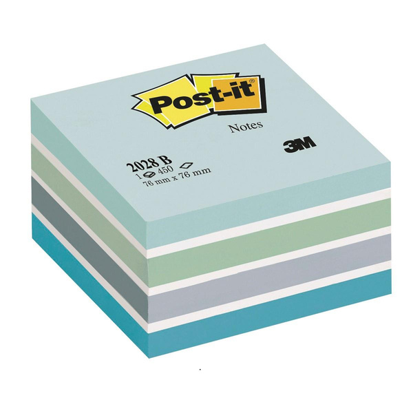 Karteczki samoprzylepne 76x76mm Post-it niebieska 2028-B