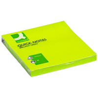 Karteczki samoprzylepne Q-Connect Brilliant 76x76mm 80 kartek zielony