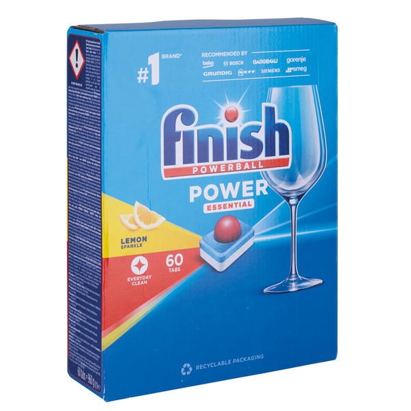 Tabletki do zmywarek Finish Power Essential Lemon 60 sztuk