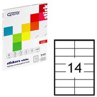 Etykiety samoprzylepne Grand 105x42.3 mm