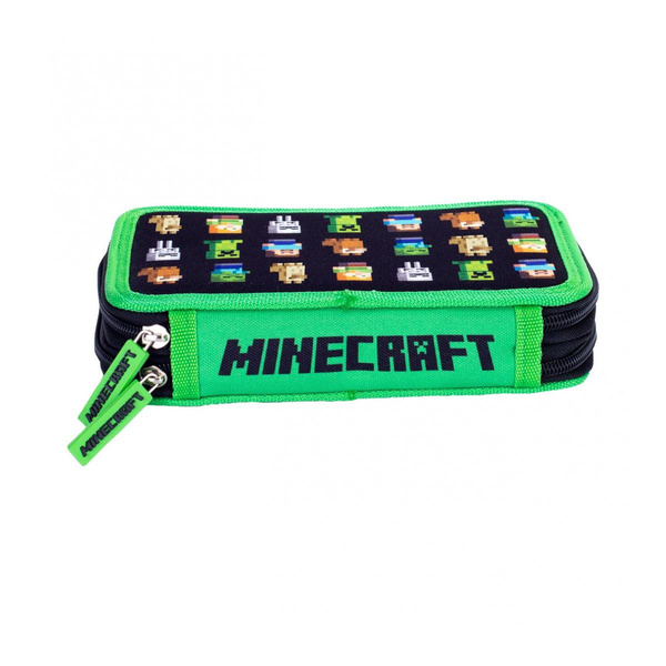 Piórnik bez wyposażenia podwójny Astrabag Minecraft