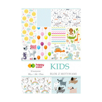 Blok z motywami HappyColor A4 15 arkuszy Kids