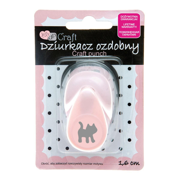 Dziurkacz ozdobny Kotek 1,6cm Dp Craft