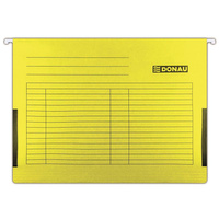 Teczka zawieszkowa Donau A4 z boczkami  żółty