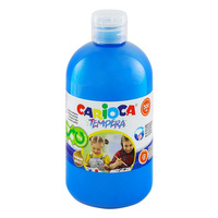 Farba Carioca tempera N 500 ml błękitna