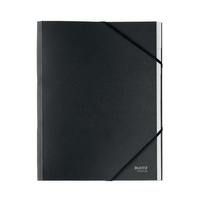 Teczka z przegródkami A4 czarna 6 przegród Leitz Recycle