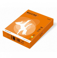 Papier ksero kolorowy A4 160g intensywny pomarańczowy Maestro Color OR43