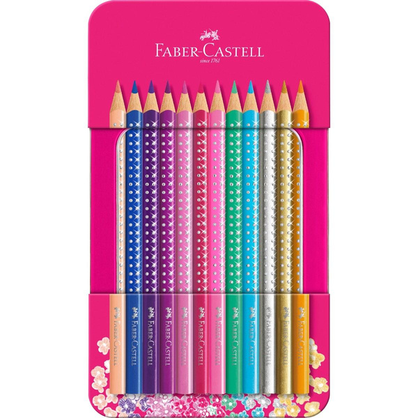 Kredki ołówkowe Faber Castell Sparkle 12 kolorów