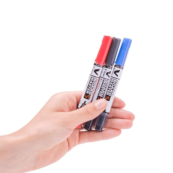 Marker suchościeralny Pilot V-Board Master S Begreen końcówka okrągła niebieski