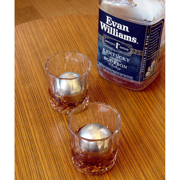 Kulki do whisky ze stali nierdzewnej Kikkerland