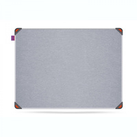 Tablica filcowa w ramie aluminiowej 60x45 cm Memobe Idea szara