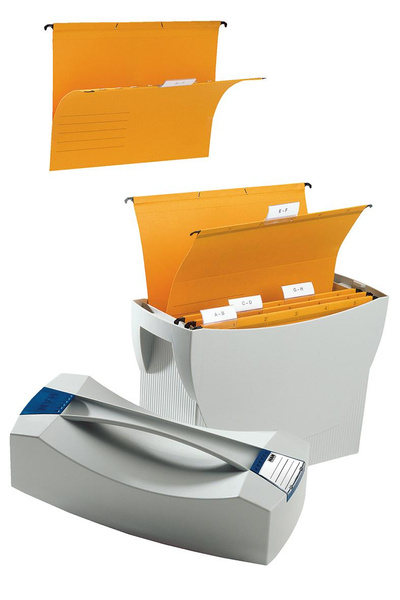 Pojemnik Han Swing Plus na teczki zawieszkowe czerwony