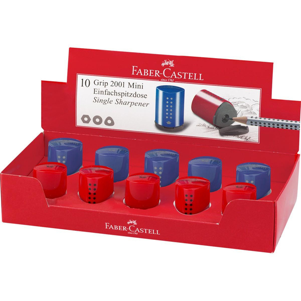 Temperówka z pojemnikiem Faber Castell Grip Mini mix