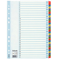 Przekładki do segregatora A4 numeryczne kartonowe 1-31 Esselte Mylar