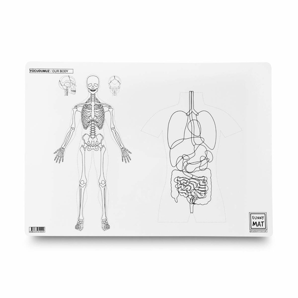 Mata Strigo Funny biała Ciało 48x33,5cm