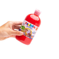 Farba Carioca tempera N 500 ml czerwona