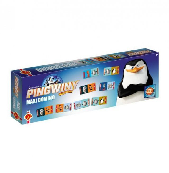 Gra Domino Maxi Pingwiny z Madagaskaru Alexander